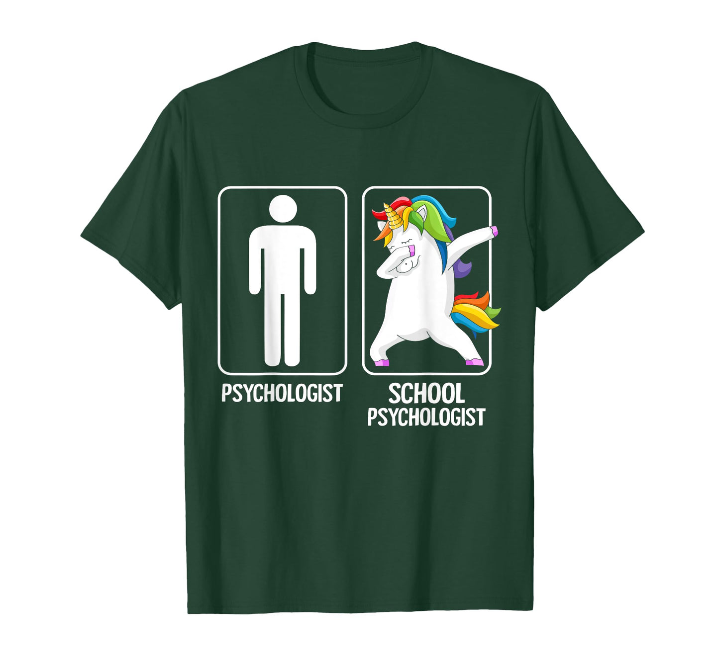 Unicorn Psychologist School Psychology Back To School T-Shirt