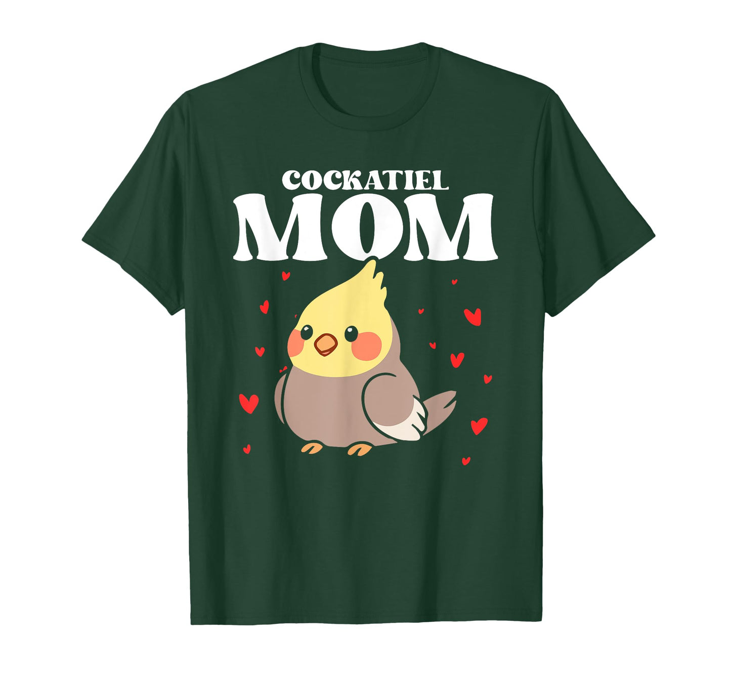 Cockatiel Mom Mother Bird Lover Ornithology Mother's Day T-Shirt