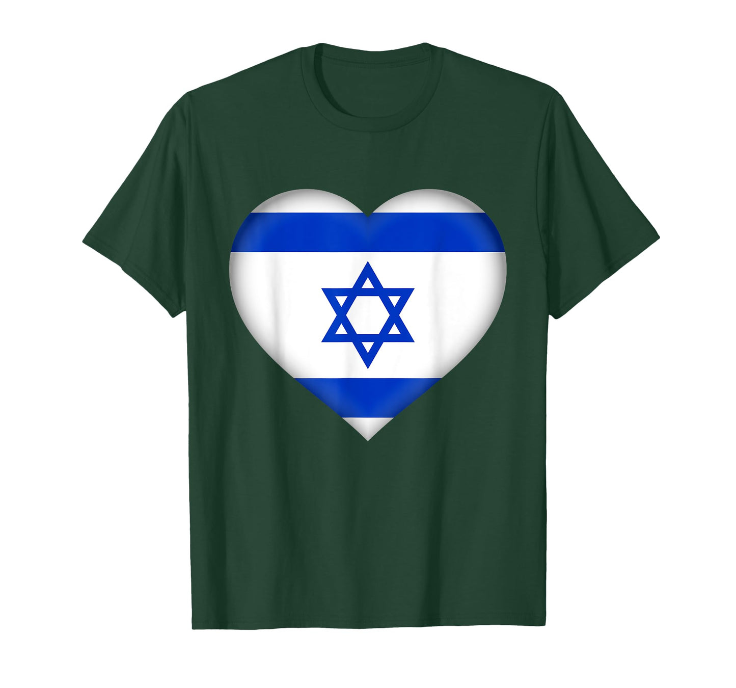 I Love Israel T-Shirt | Israeli Flag Heart Outfit T-Shirt