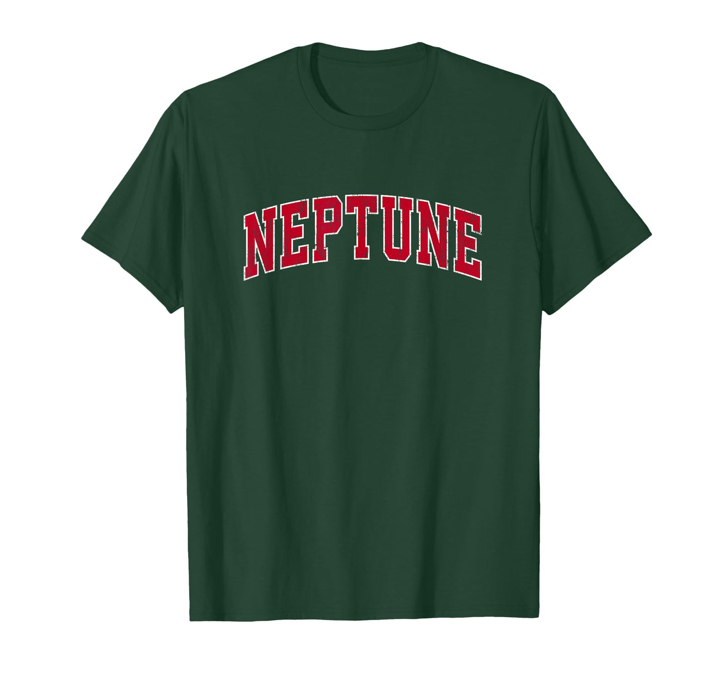 Neptune New Jersey NJ Vintage Sports Design Red Design T-Shirt