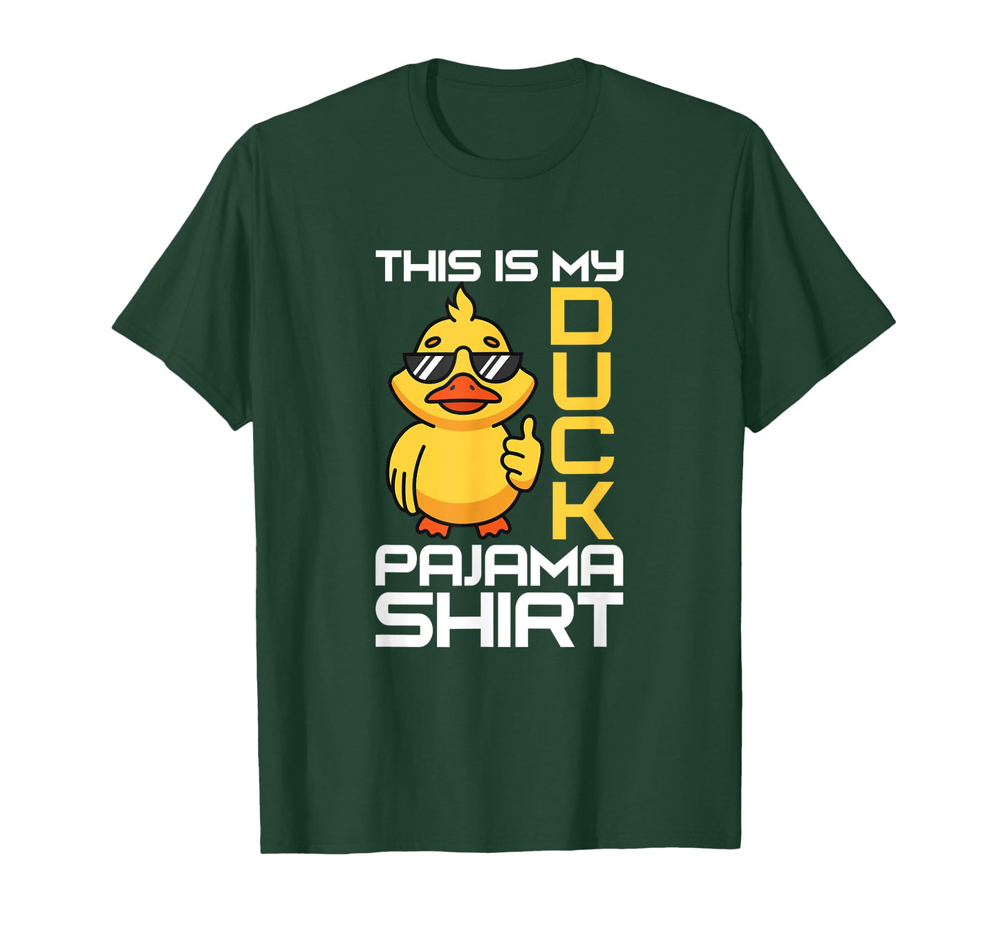 This Is My Duck Pajama Rubber Ducks Slumber Pajamas Party T-Shirt
