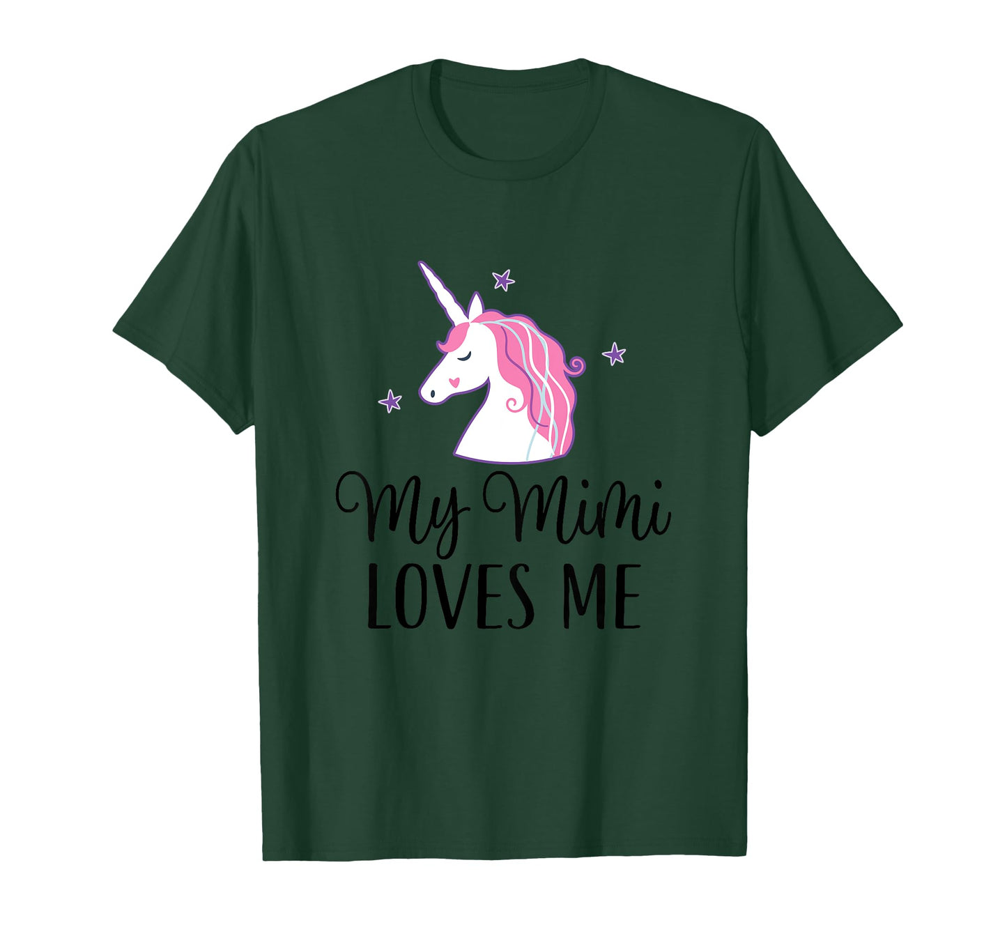My Mimi Loves Me Girl Unicorn Granddaughter T-Shirt