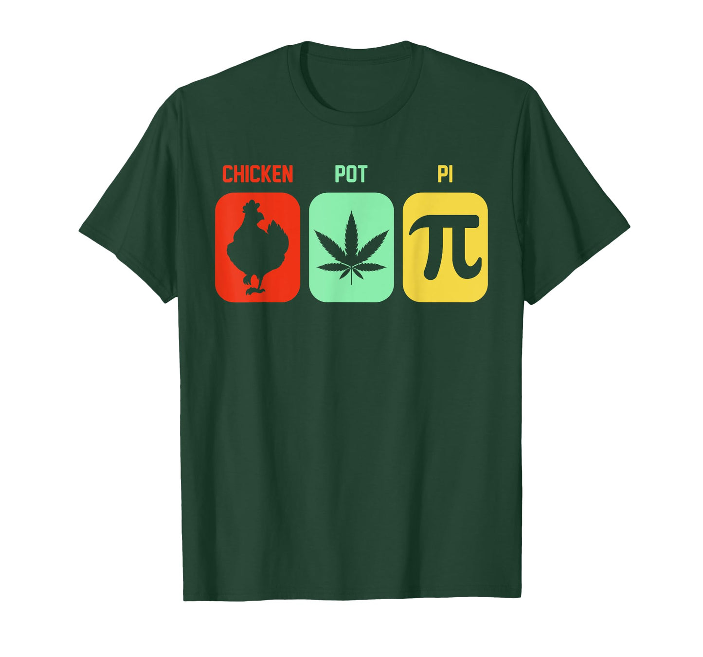Chicken Pot Pie Three Of My Favorite Things Funny Pot Pi T-Shirt