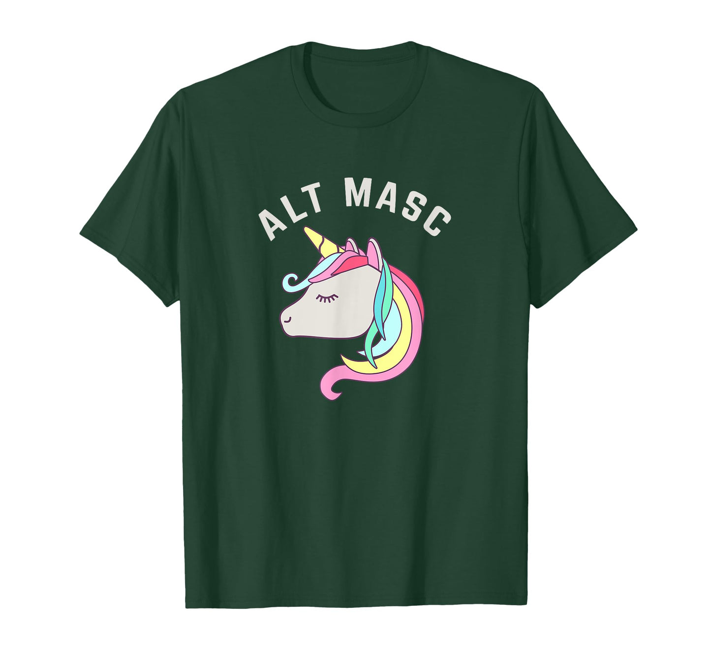 LGBT Tees: Alt Masc Rainbow Unicorn T-Shirt T-Shirt