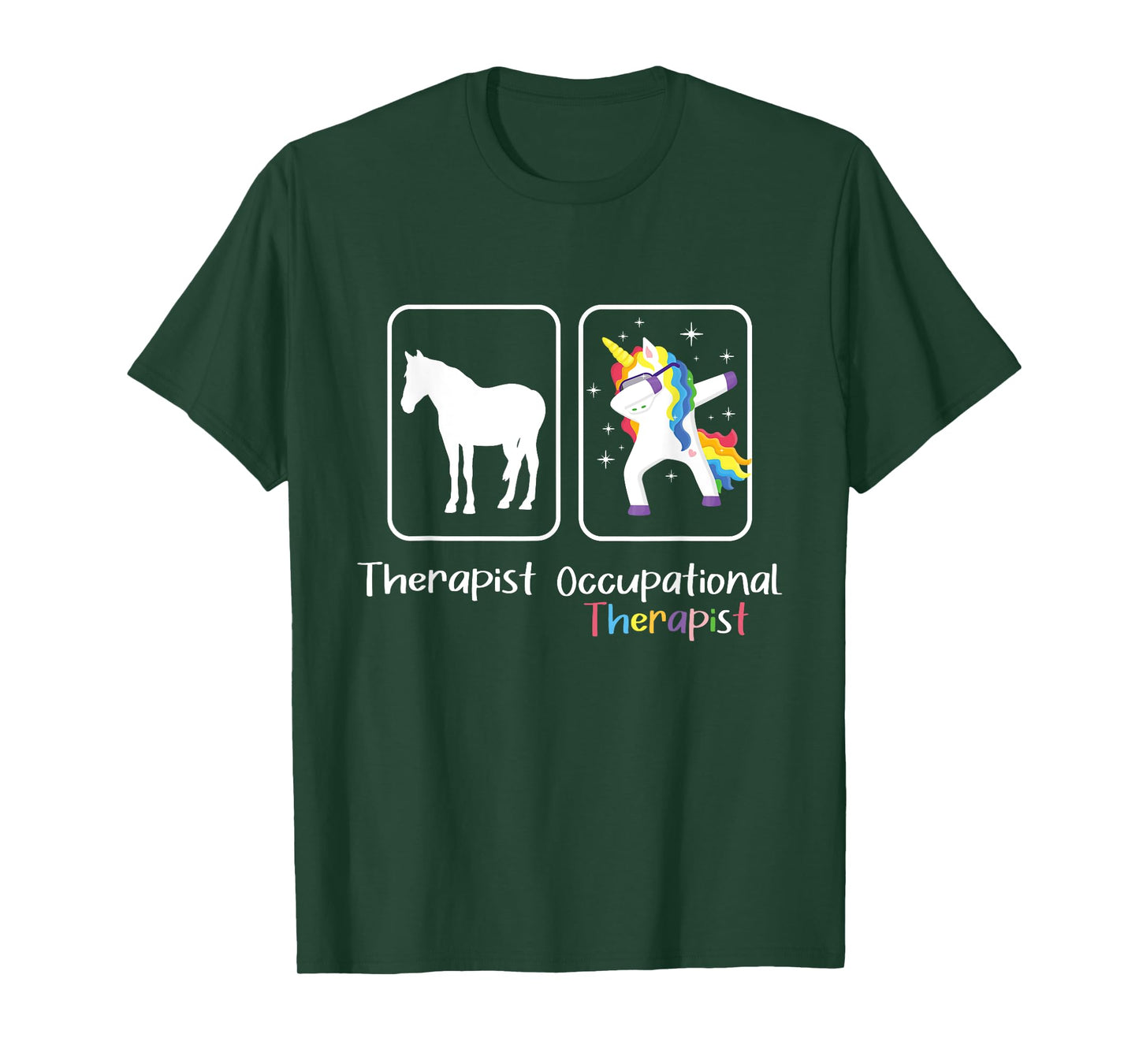 Occupational Therapist - Dabbing Unicorn Healthcare Worker T-Shirt