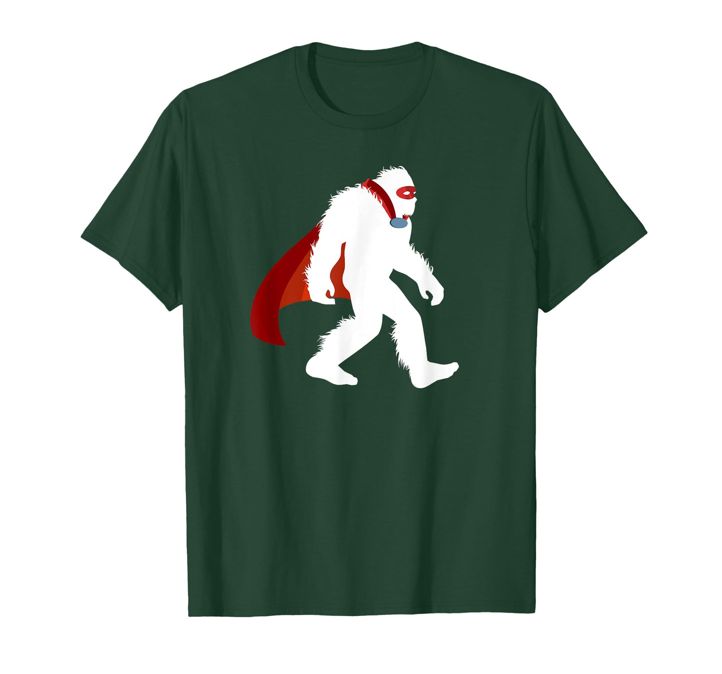 Fun Bigfoot Superhero Vigilantism Cryptid Sasquatch Crusader T-Shirt