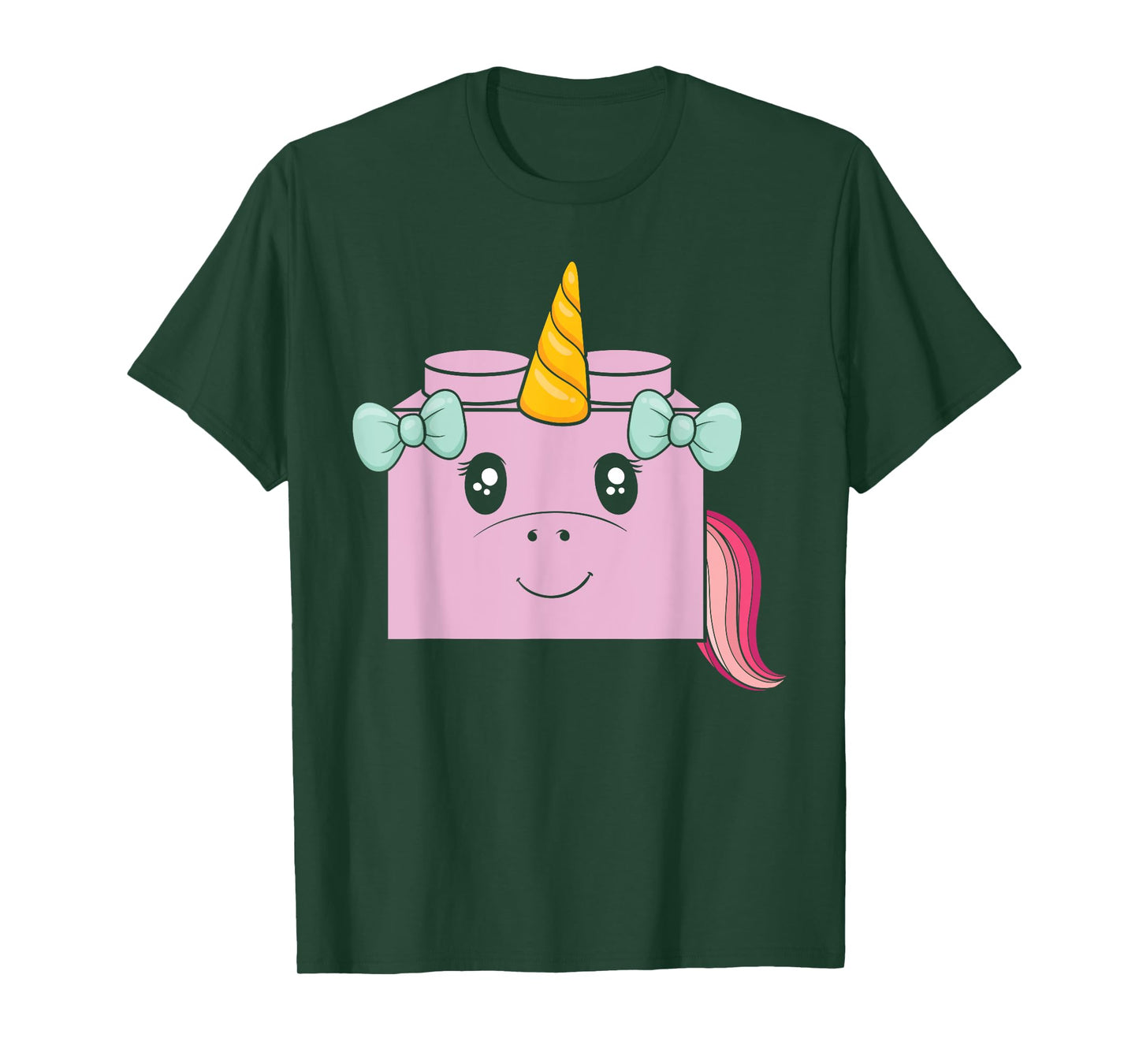 Unicorn Lover Master Builder Bricks Building Blocks T-Shirt