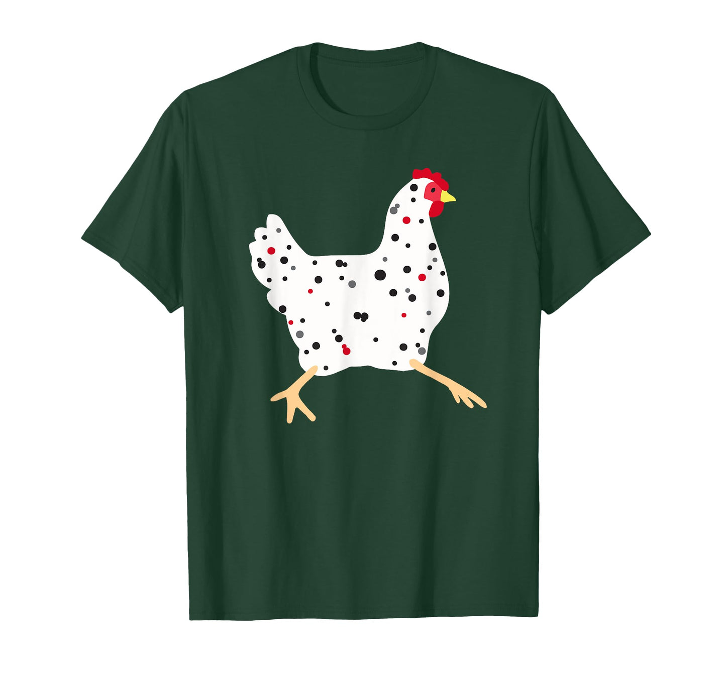 Chicken Hen Cute Polka Dot Chicken T-Shirt