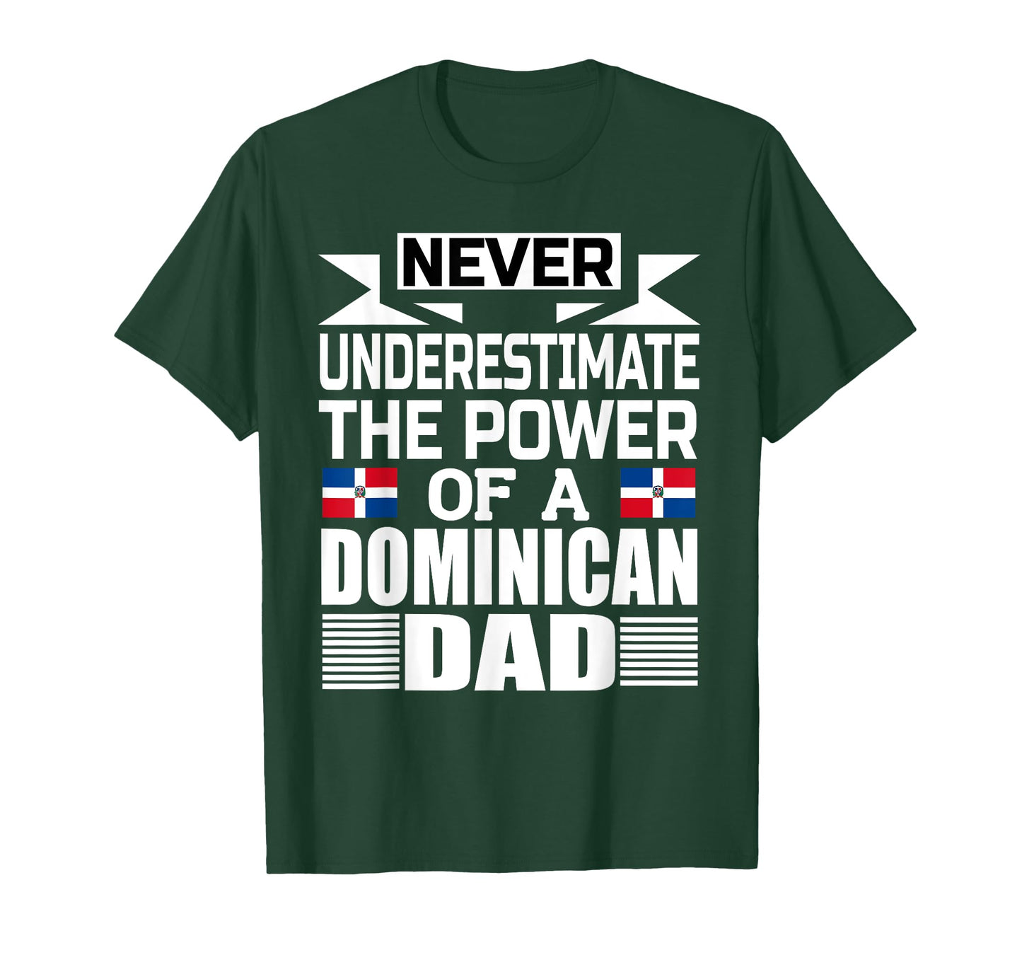 Mens Storecastle: The Power Of A Dominican Dad Funny T-Shirt