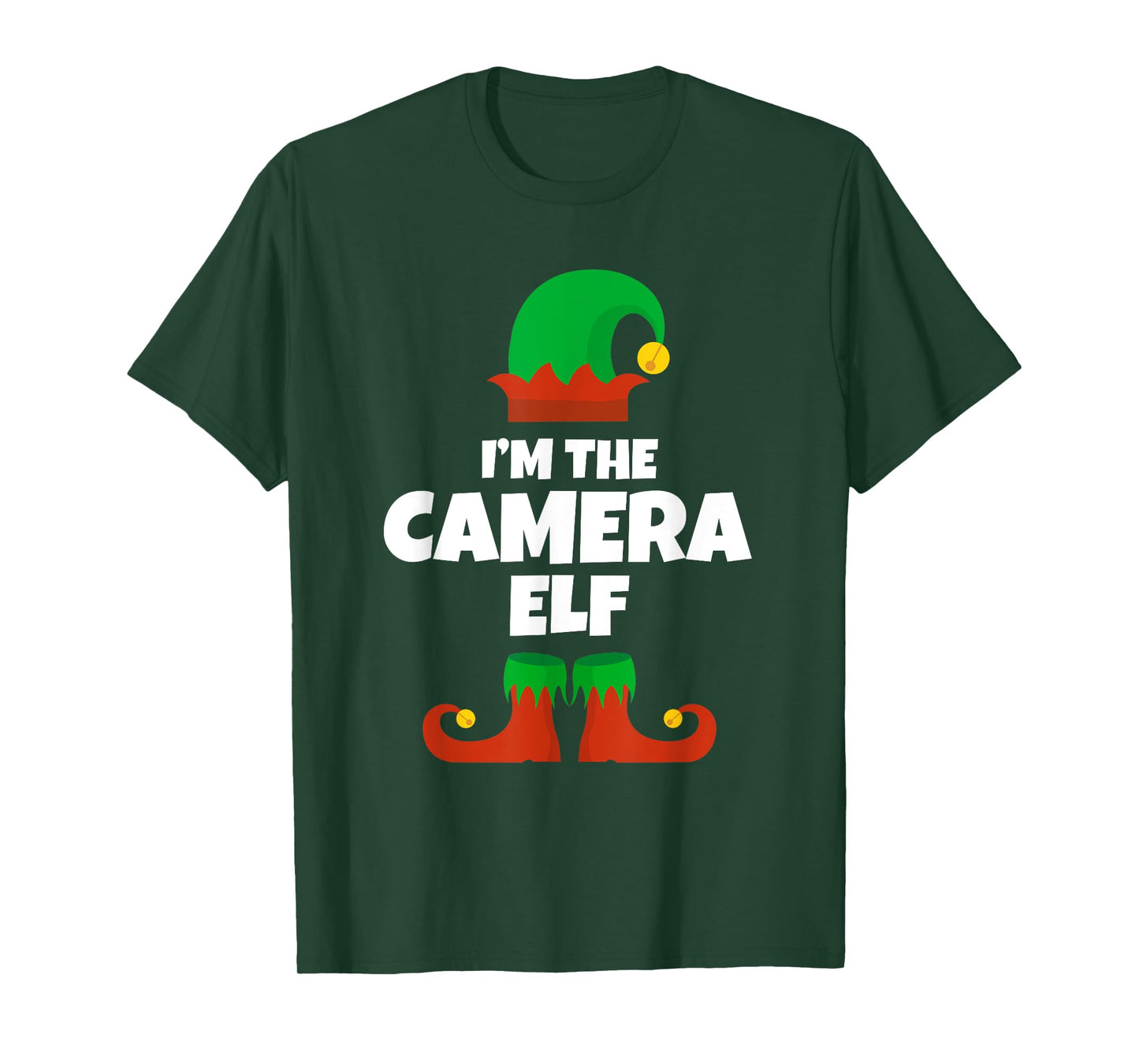 I'm The Camera Elf Family Pajama Christmas Man Photographer T-Shirt