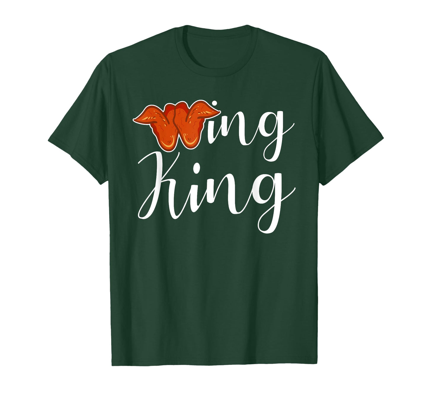 Chicken Wing Shirt Wing King Funny Fried Chicken Lover T-Shirt