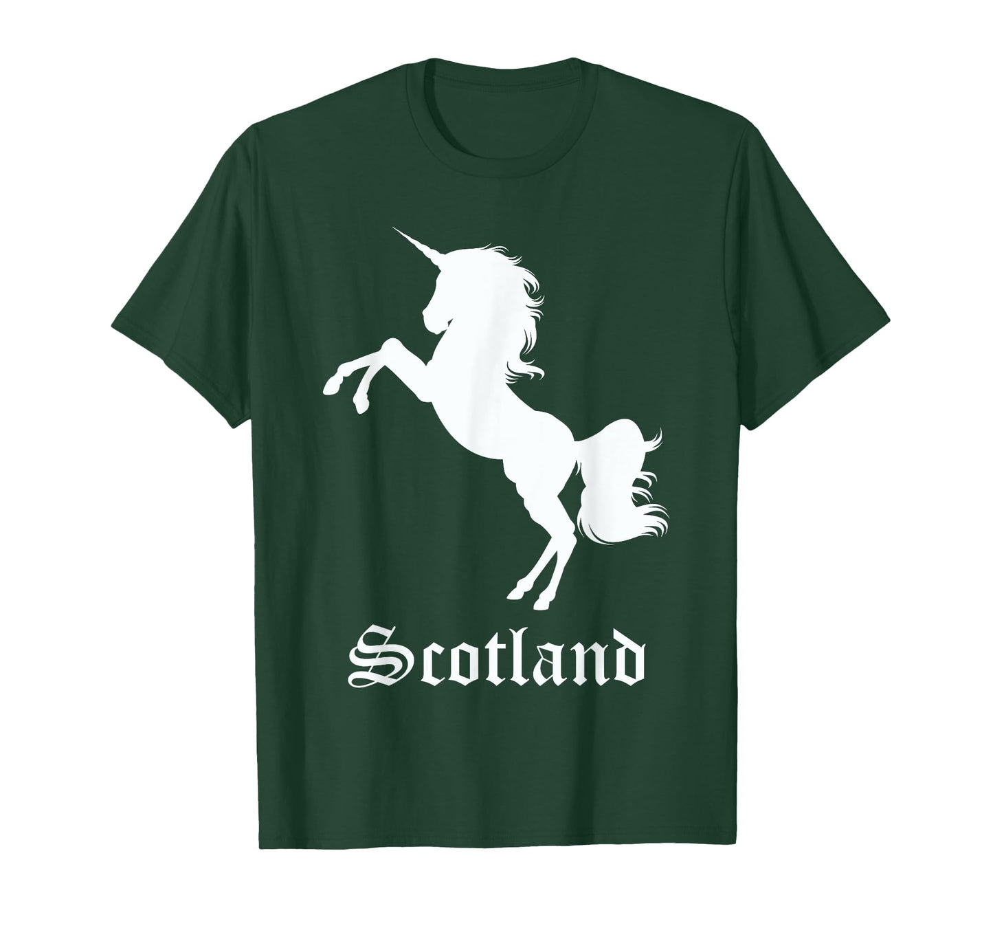 Scotland Unicorn Silhouette National Symbol Scottish Gifts T-Shirt