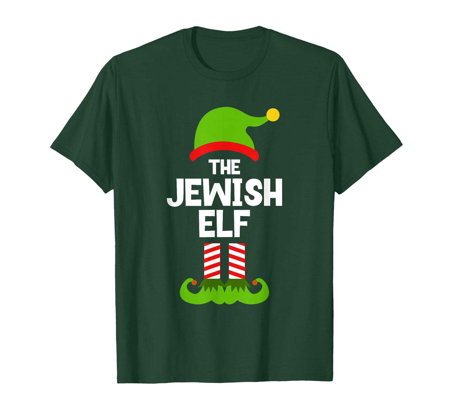 Funny The Jewish Elf Christmas Family Party Pajama Jew T-Shirt