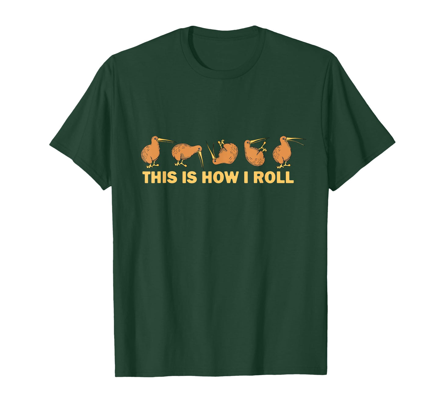Kiwi Bird Australia Souvenir This Is How I Roll Kiwi T-Shirt