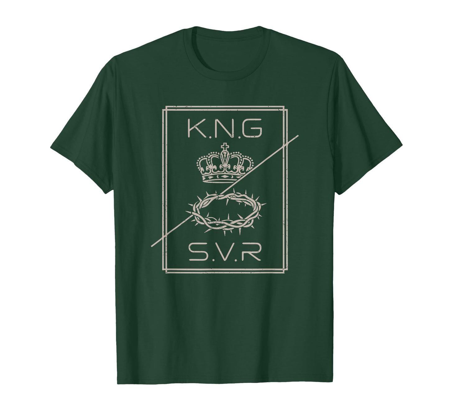 Jesus is King Savior Christian Men Teen Girl Youth Cute God T-Shirt