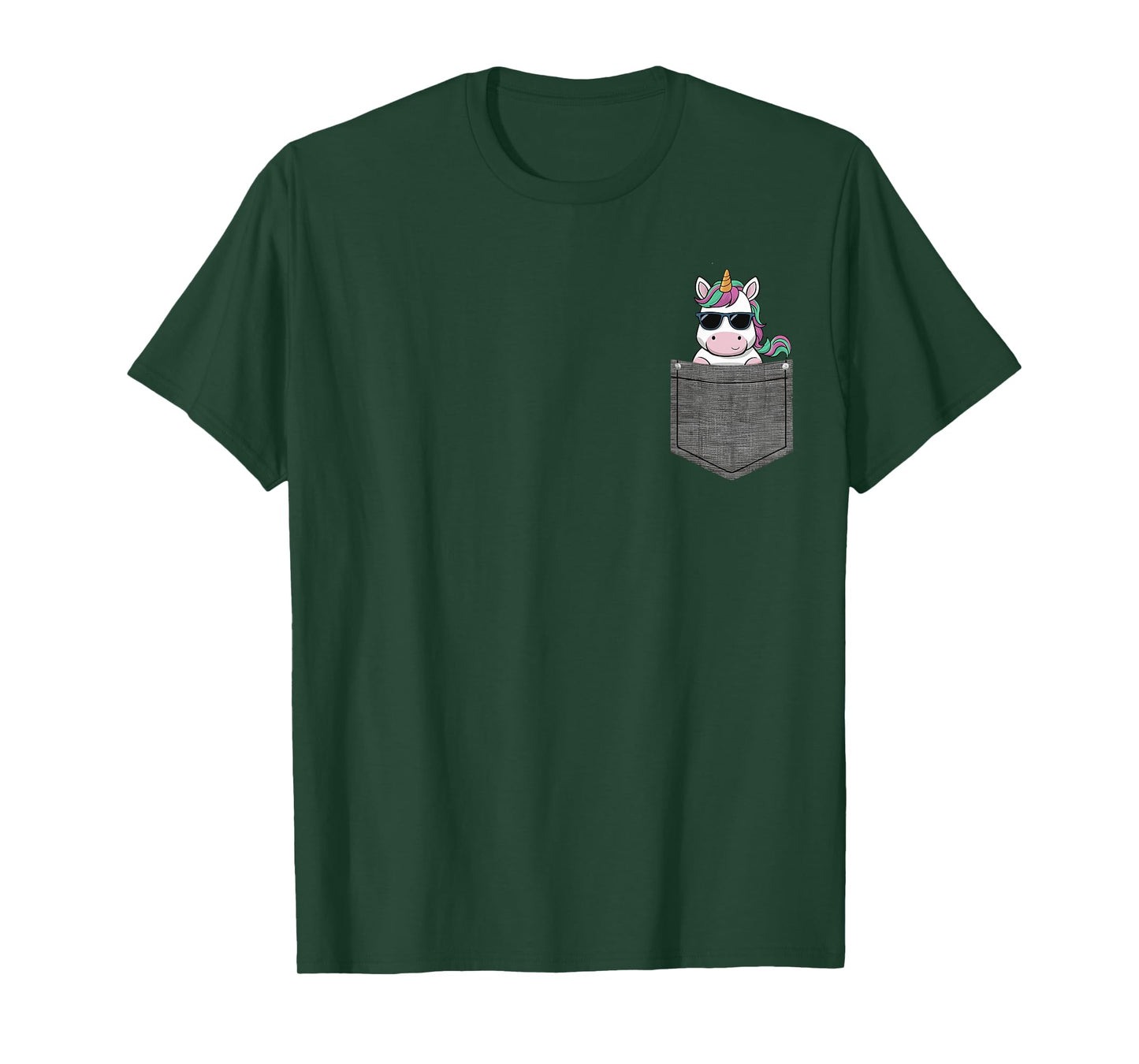 Unicorn in Pocket T-Shirt