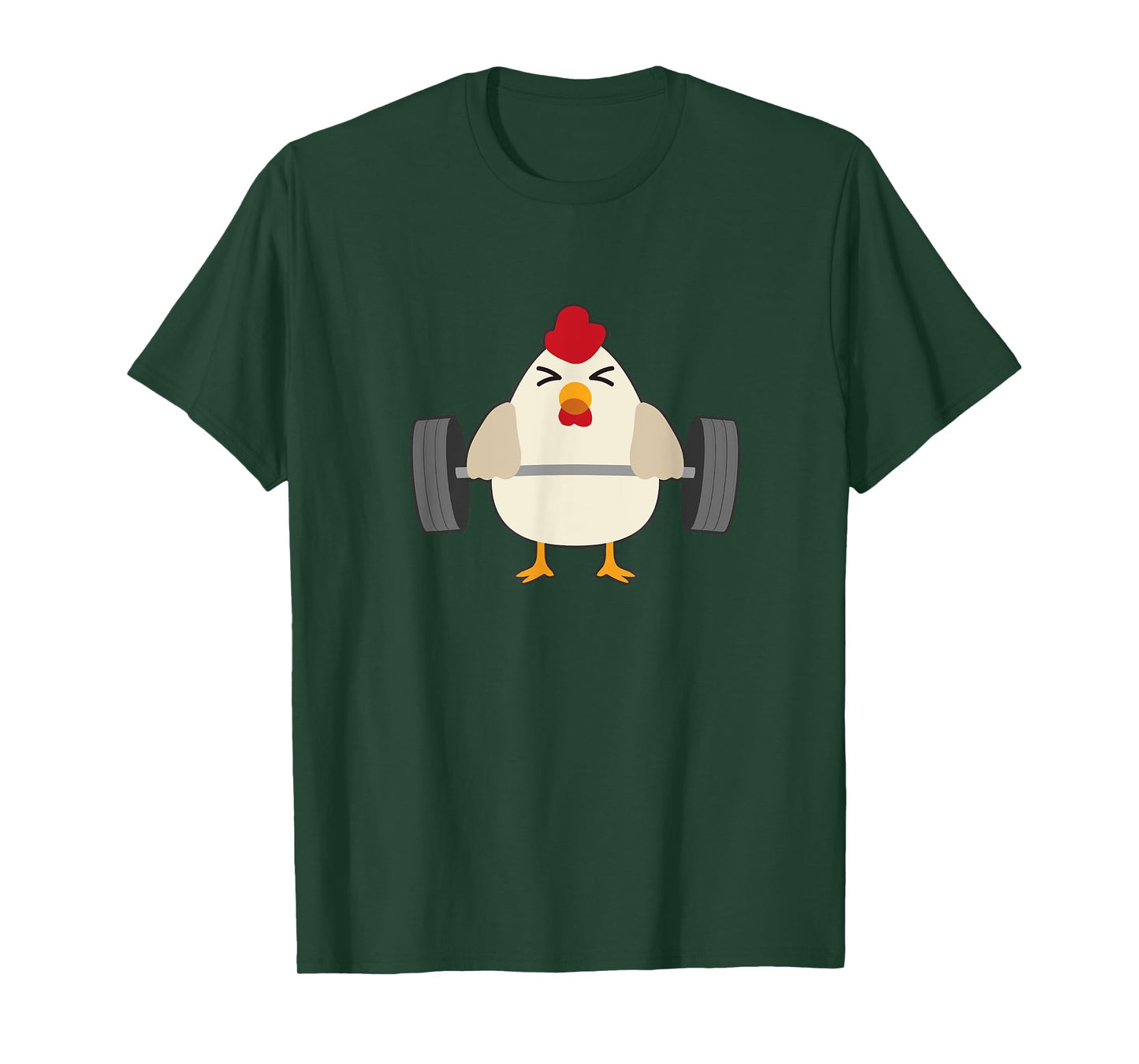 Chicken Power Deadlift - Funny Weightlifter T-Shirt