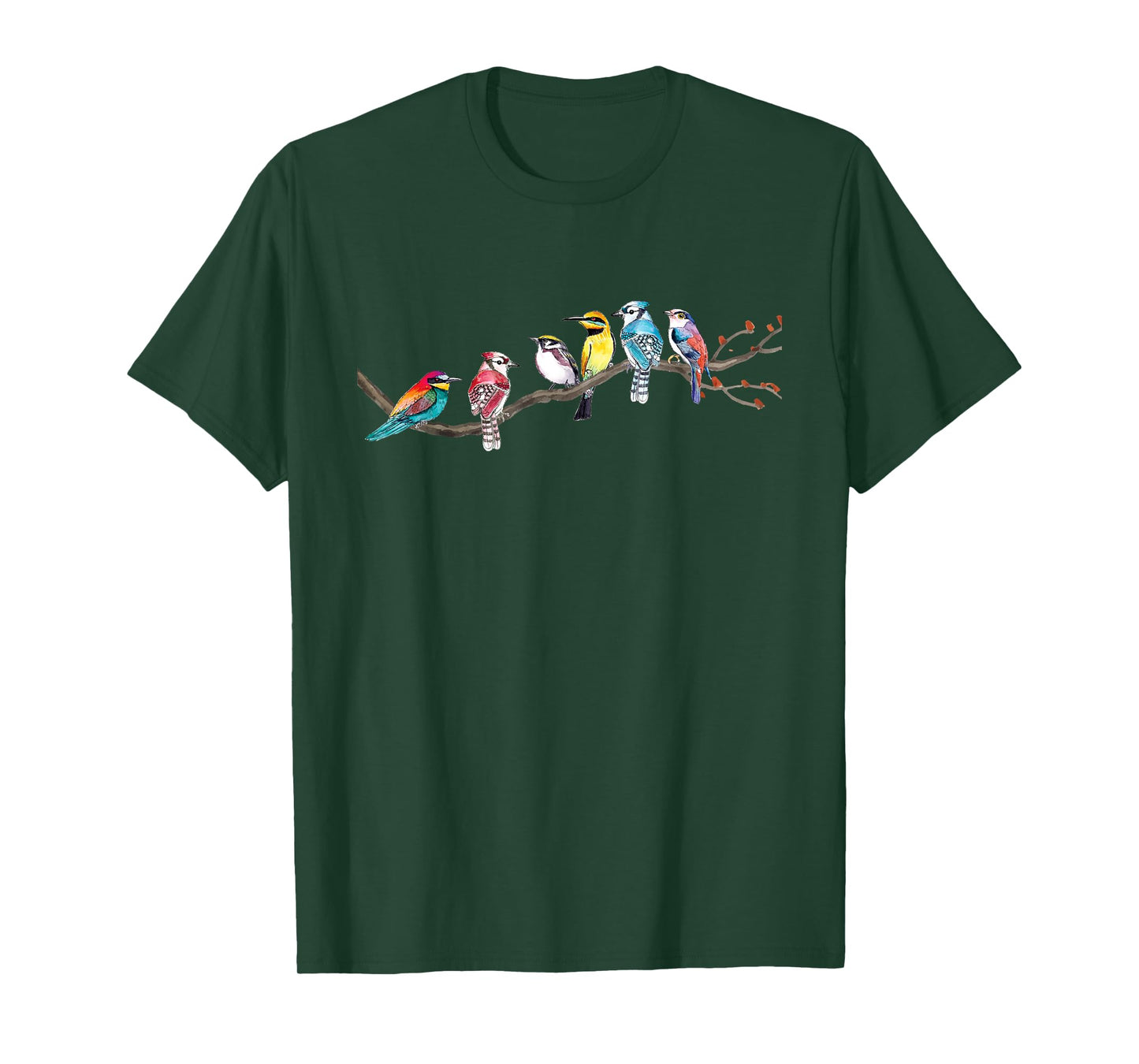 Birds On A Branch - Birding Bird Watching Bird Watcher T-Shirt