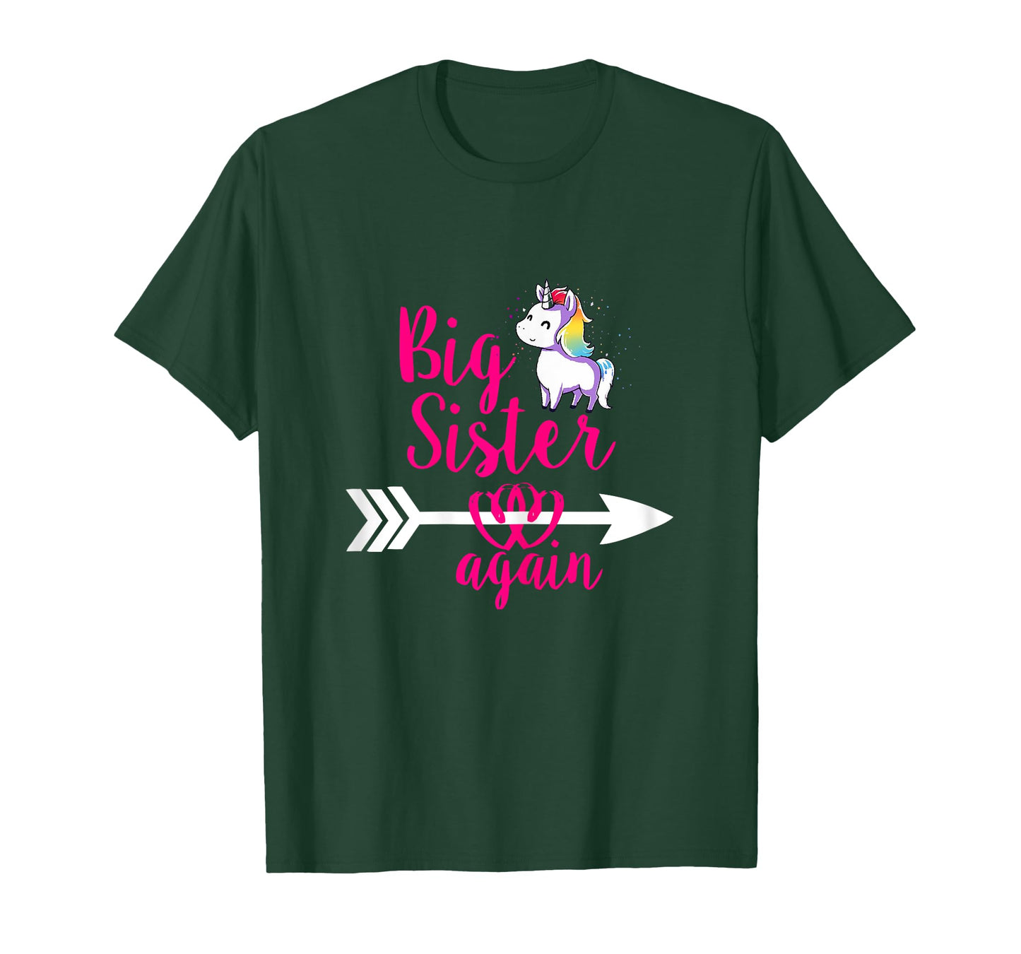 Big Sister again Sibling Older Daughter T-Shirt