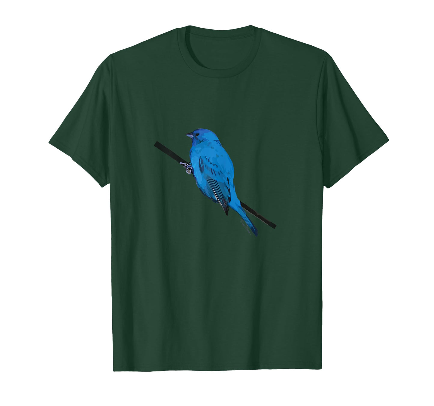 Patience Bluebird of Happiness T-Shirt Womens Blue Bird Tees T-Shirt