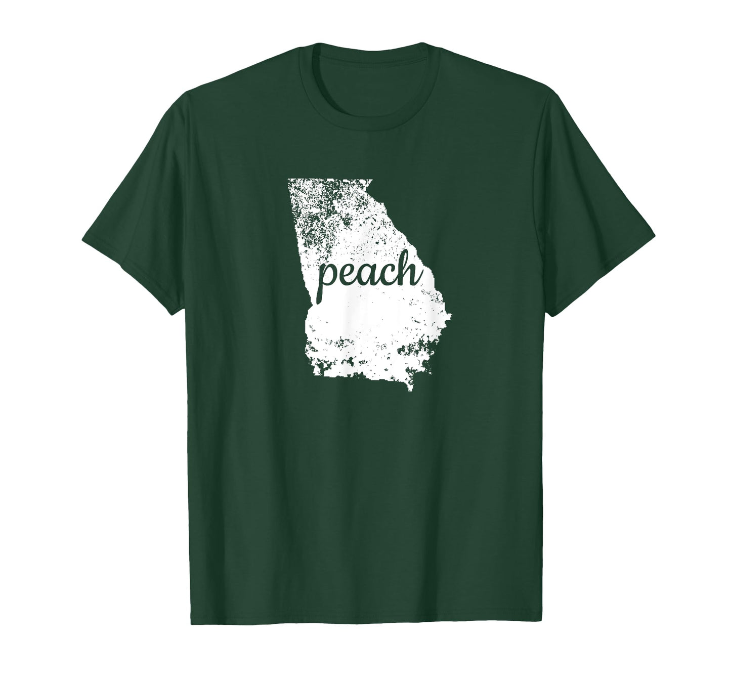 Georgia Peach State Shirt GA Map Love Pride Distressed Tee T-Shirt