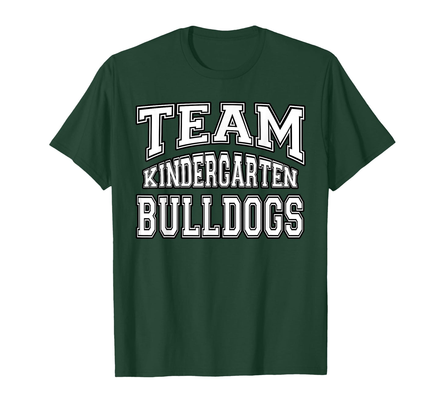 Team Kindergarten Grade Bulldogs Student Back To School T-Shirt