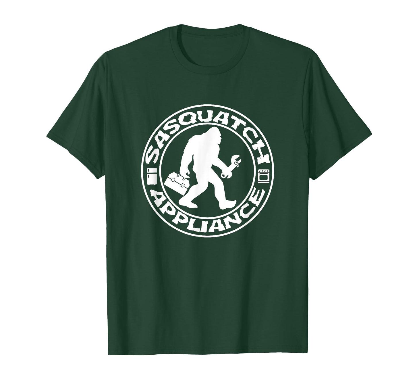 Funny Yeti Sasquatch Bigfoot Appliance Repair Shirt