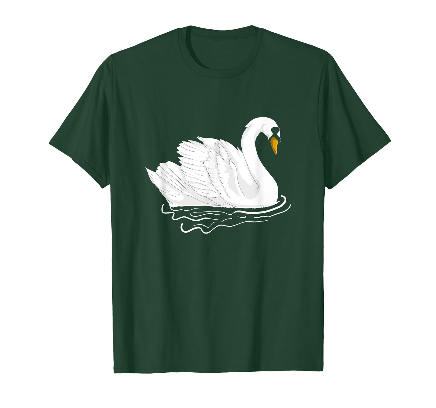 Cute Animal Lover Gift Pretty Bird Lake Beautiful Swan T-Shirt