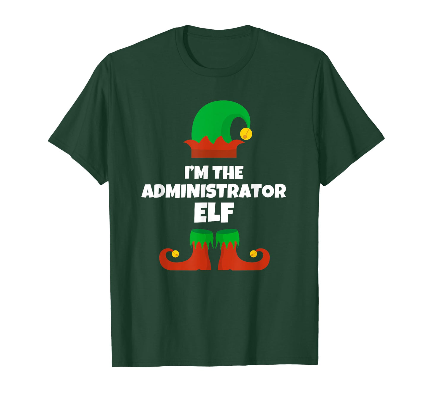 I'm The Administrator Elf Family Pajama Christmas Admin T-Shirt