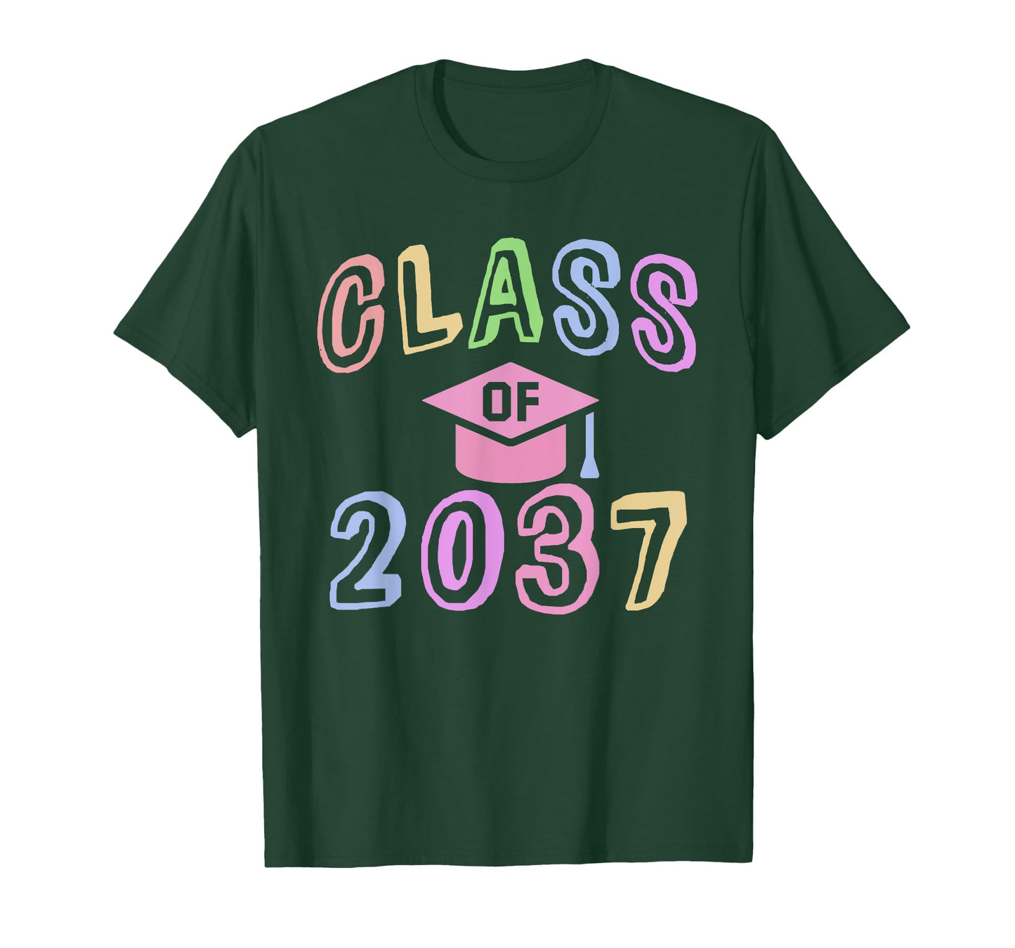 Future CLASS of 2037 First Second Grade Graduation Last Day T-Shirt