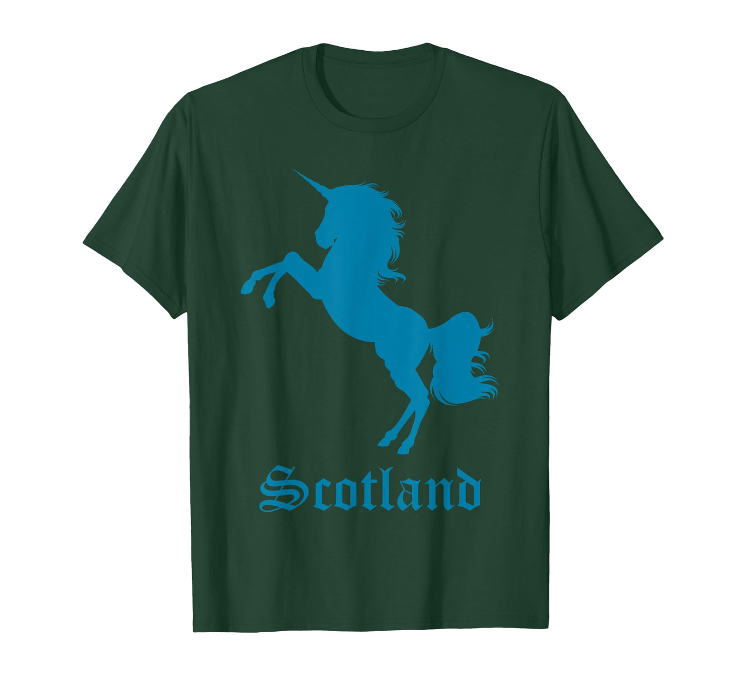 Scotland Unicorn Silhouette National Symbol Scottish Gifts T-Shirt