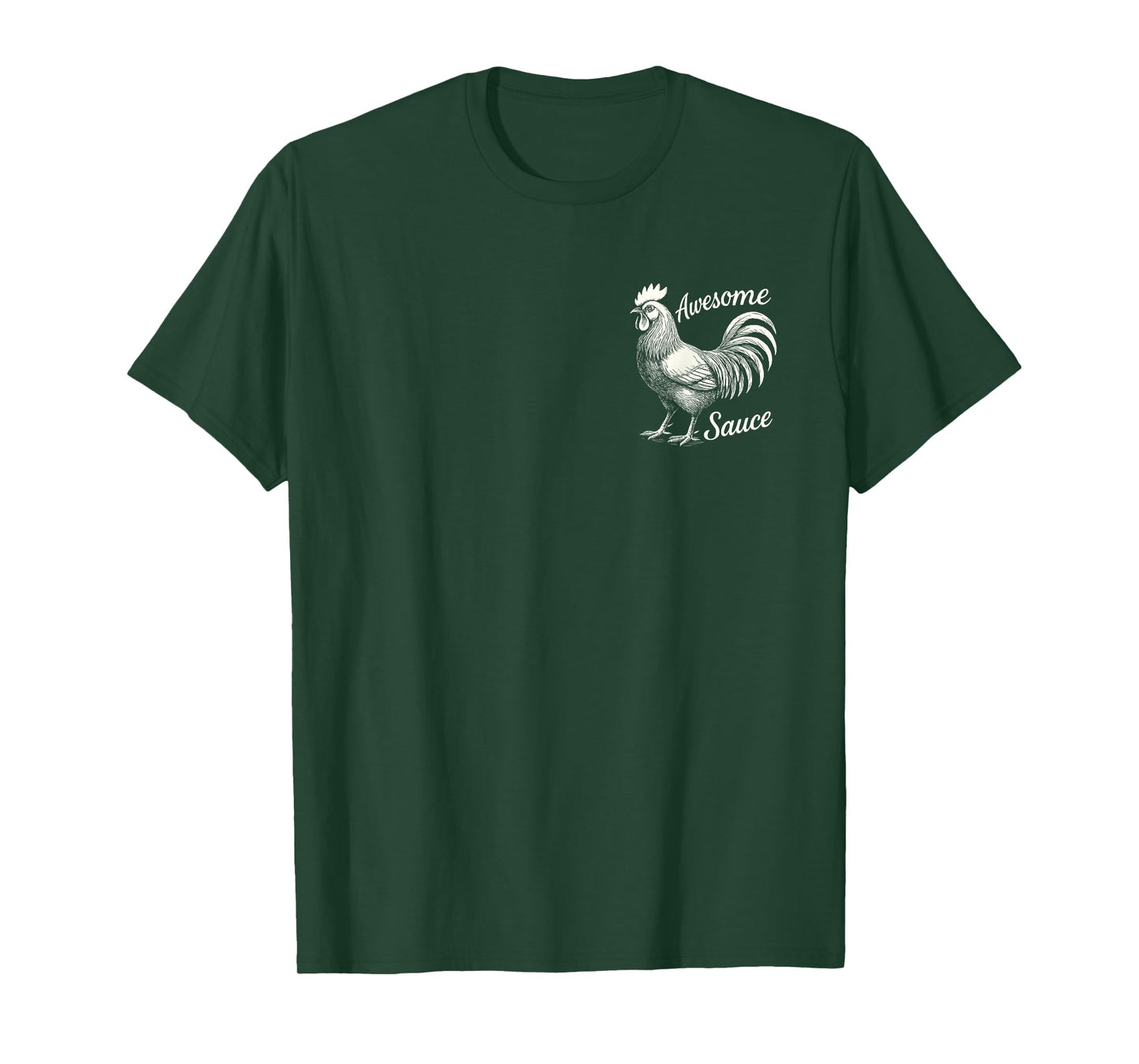 Awesome Sauce Rooster, Hot Sauce Male Chicken T-Shirt