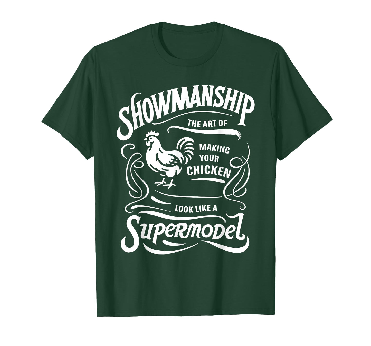 Showmanship Definition Fair Animal Chicken Livestock Show T-Shirt