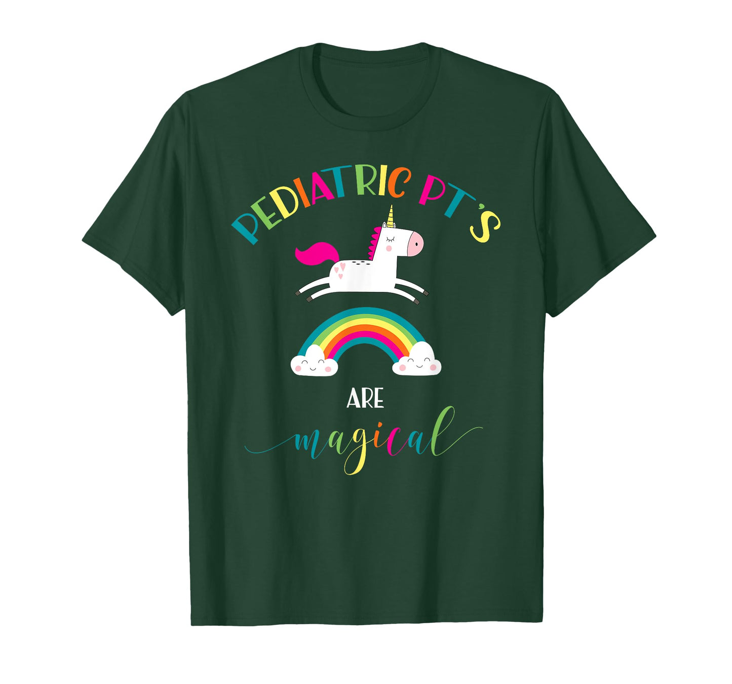 Pediatric Physical Therapy Unicorn Shirt Magical PT PTA Gift T-Shirt