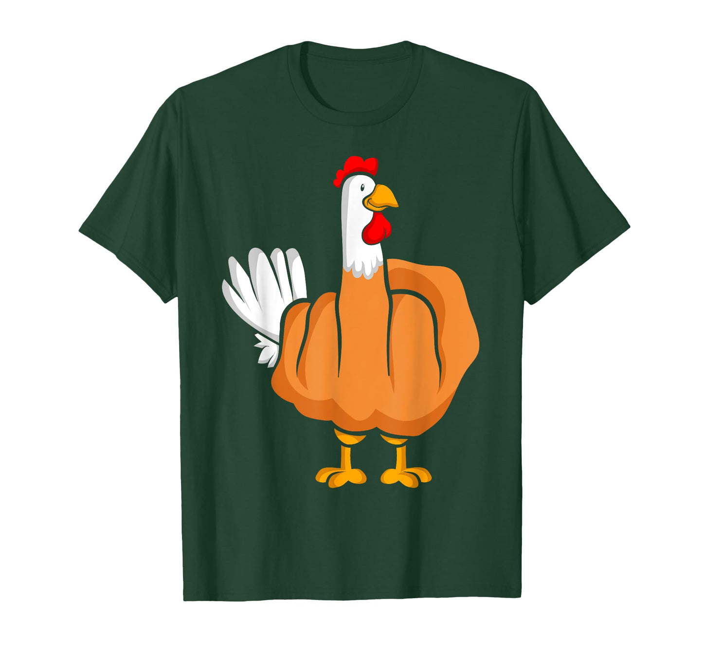 Middle Finger Chicken Rooster T-Shirt