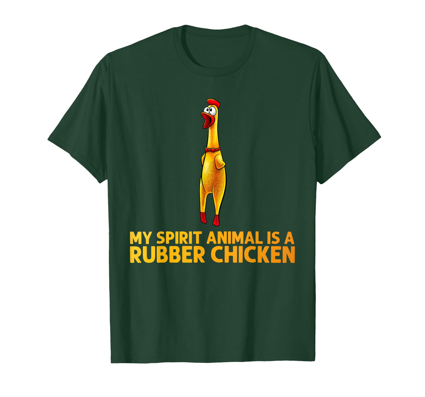 Funny Rubber Chicken Art for Men Women Giant Rubber Chicken T-Shirt