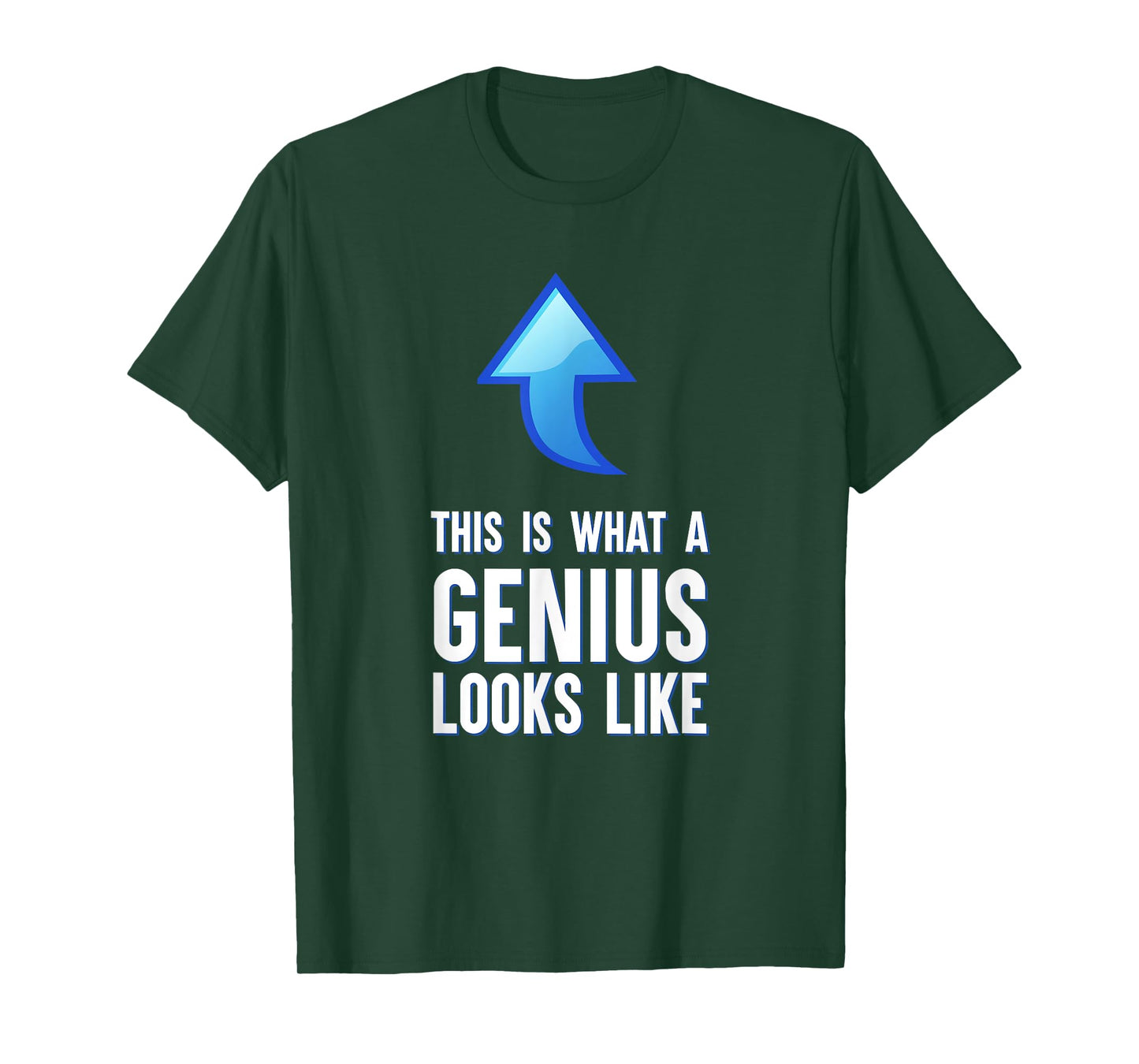 This Is What A Genius Looks Like Funny Sarcastic T-Shirt