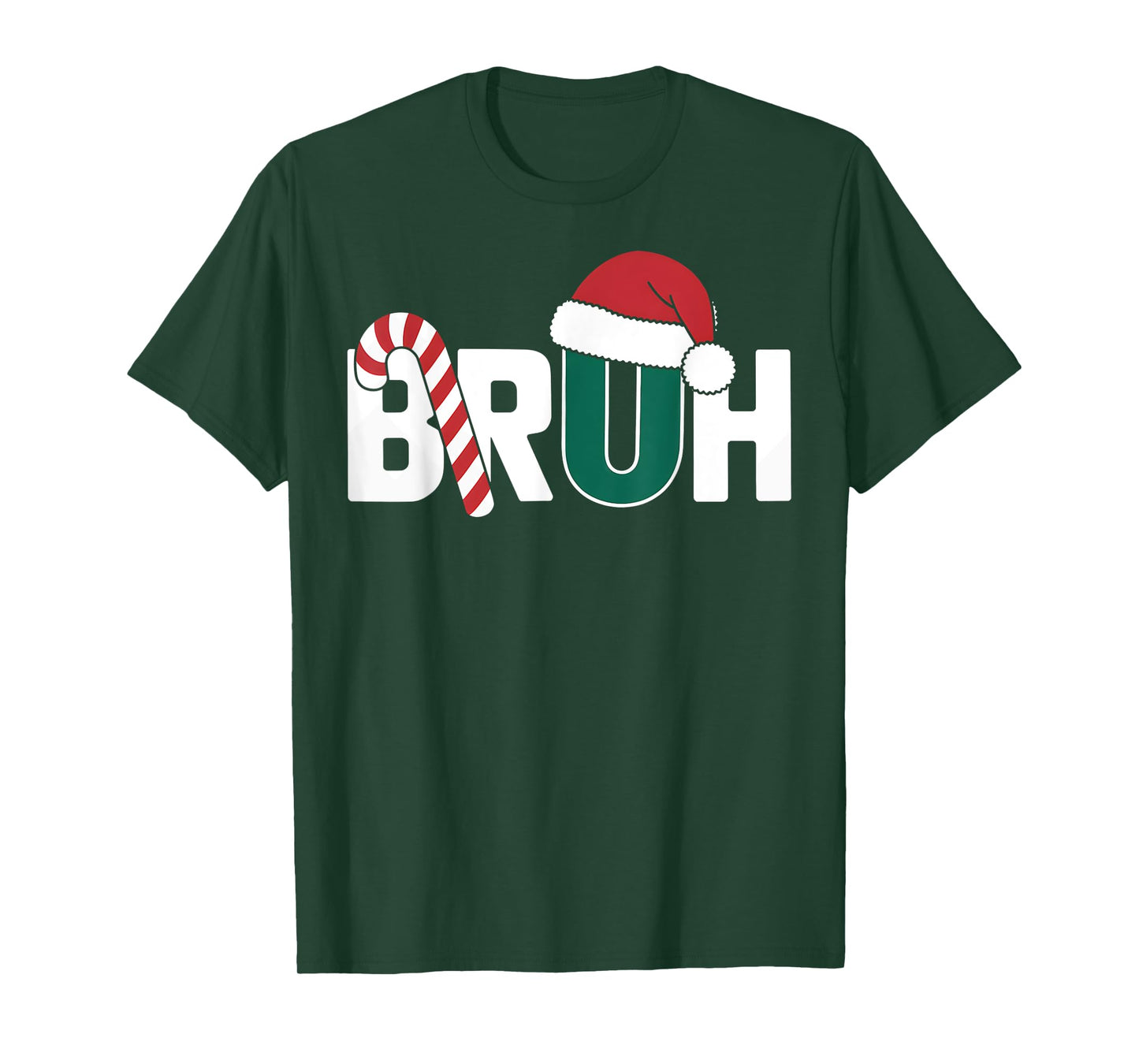 Bruh Christmas Santa Happy Christmas Family Xmas Christmas T-Shirt