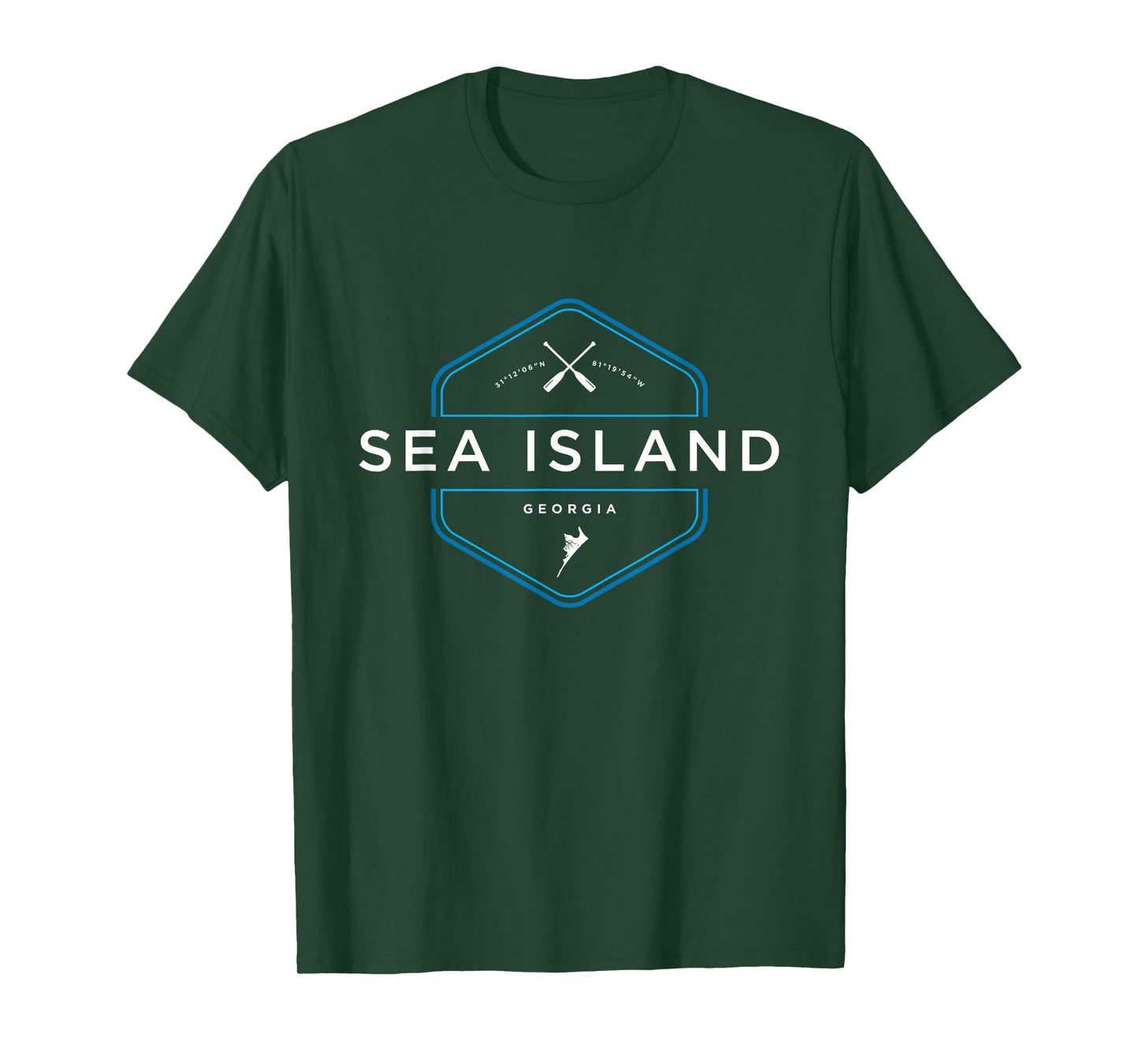 Sea Island Georgia Beach Graphic T-Shirt
