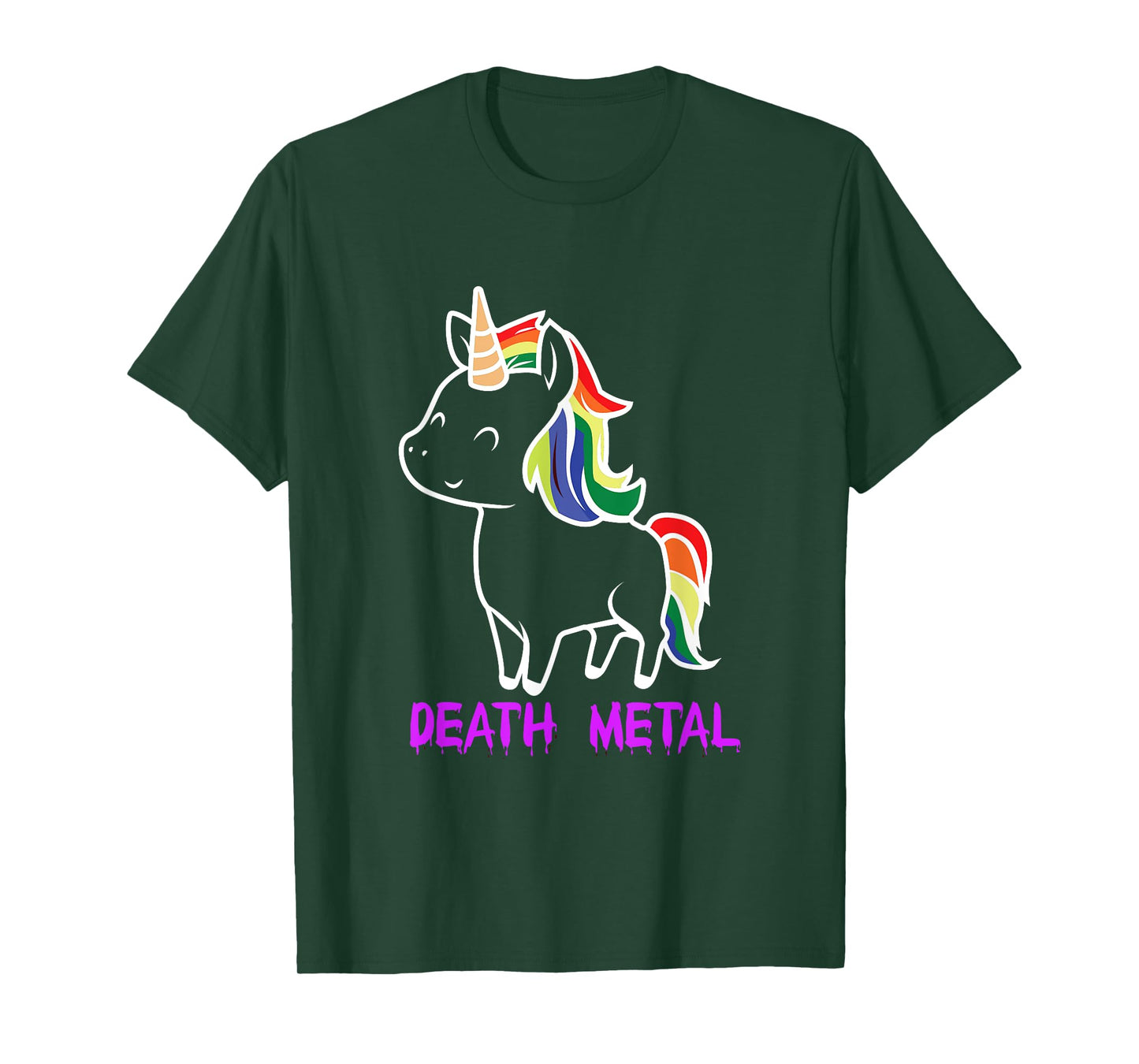 Death Metal Unicorn T-Shirt Music Festival Metalhead T-Shirt