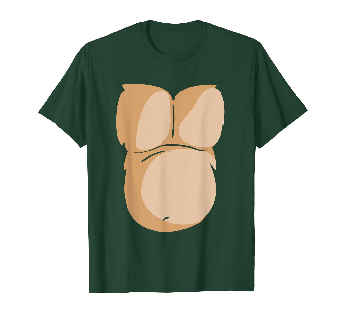 Funny Monkey Gorilla Hairy Chest Costume T Shirt Tee Tshirt T-Shirt