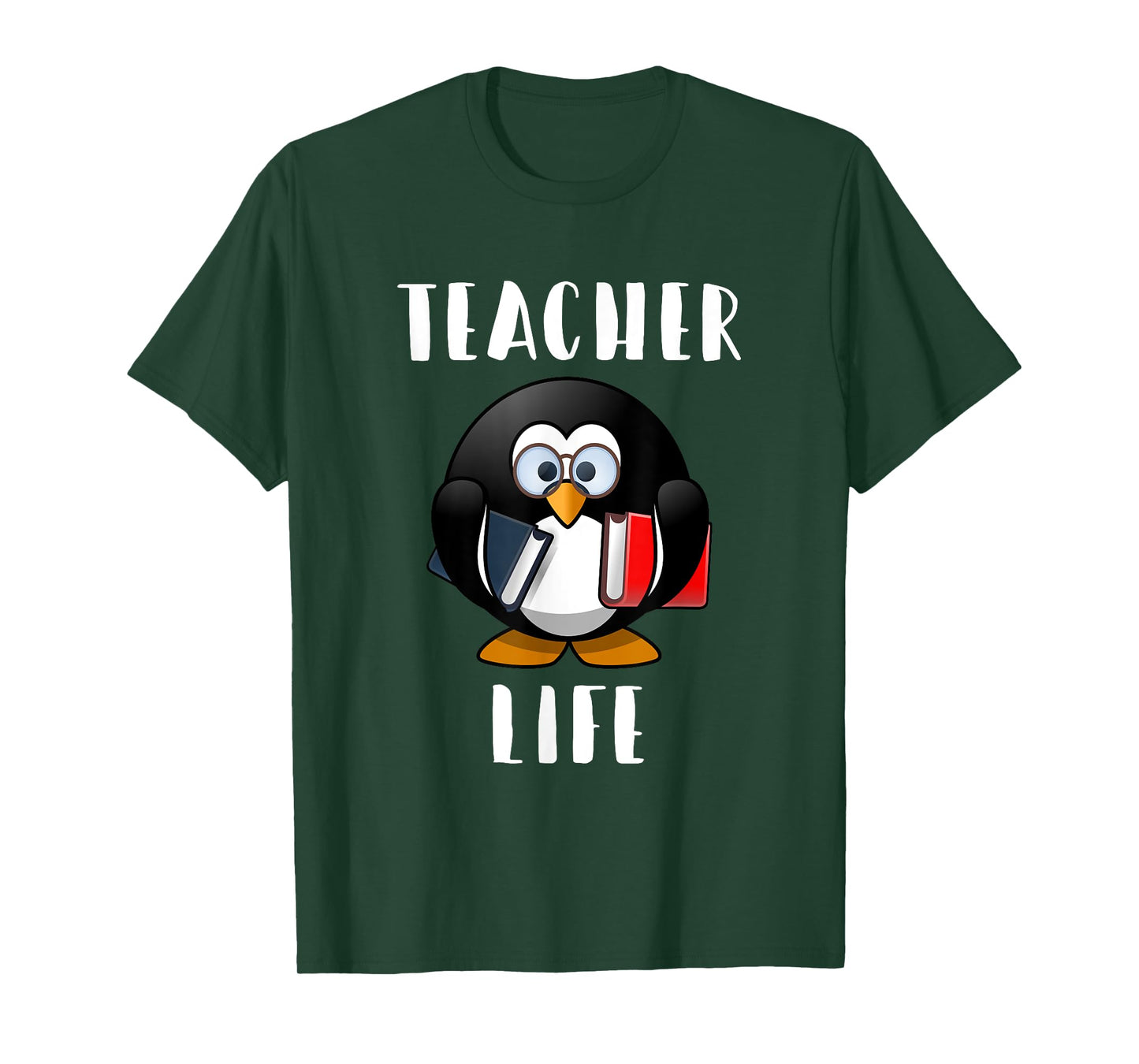 Cute Penguin Funny Teacher Life Shirt & Gift for Teachers Men Women Girls Kids T-Shirt