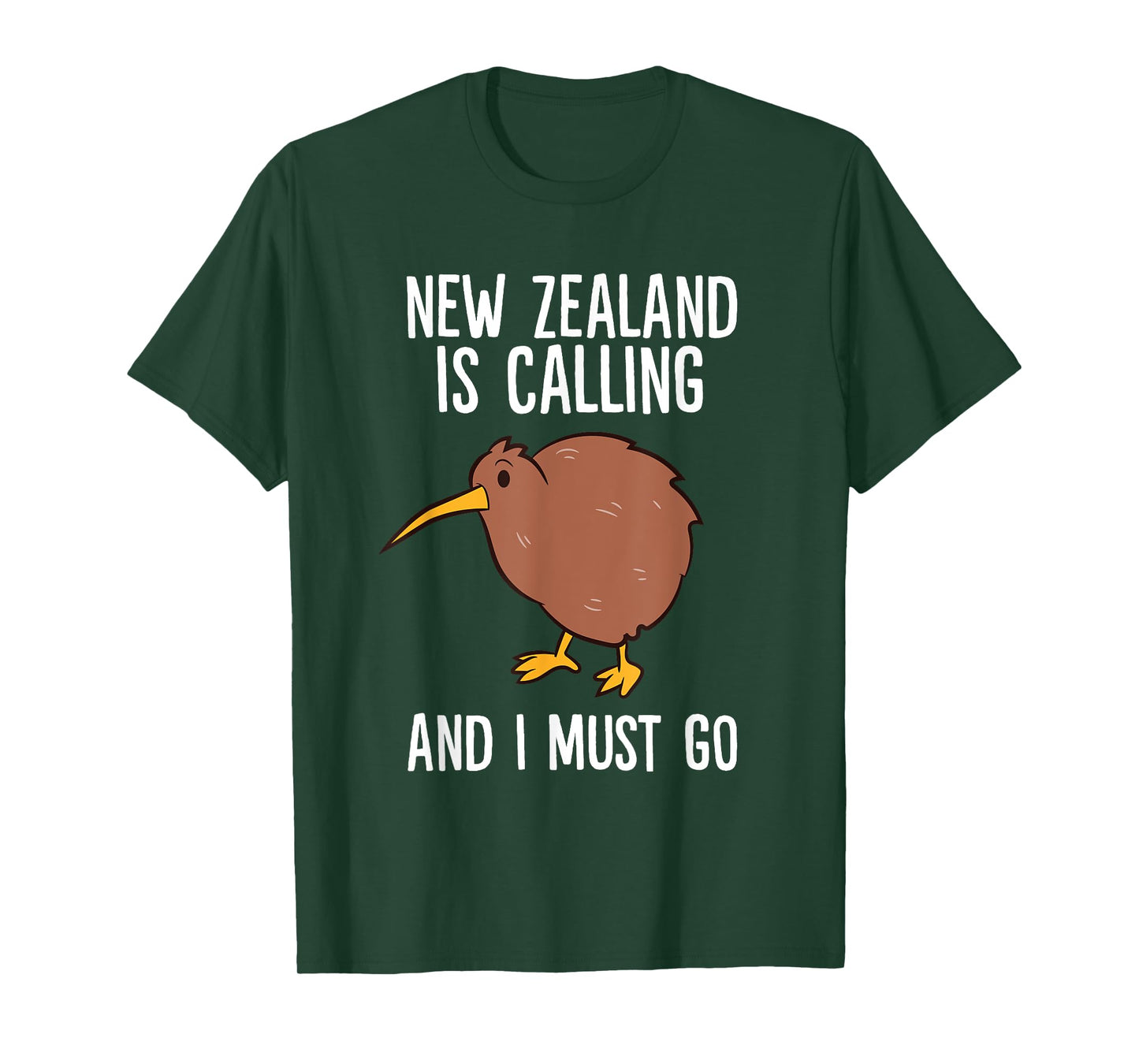 Kiwi Bird New Zealand Is Calling And I Must Go Kiwis T-Shirt