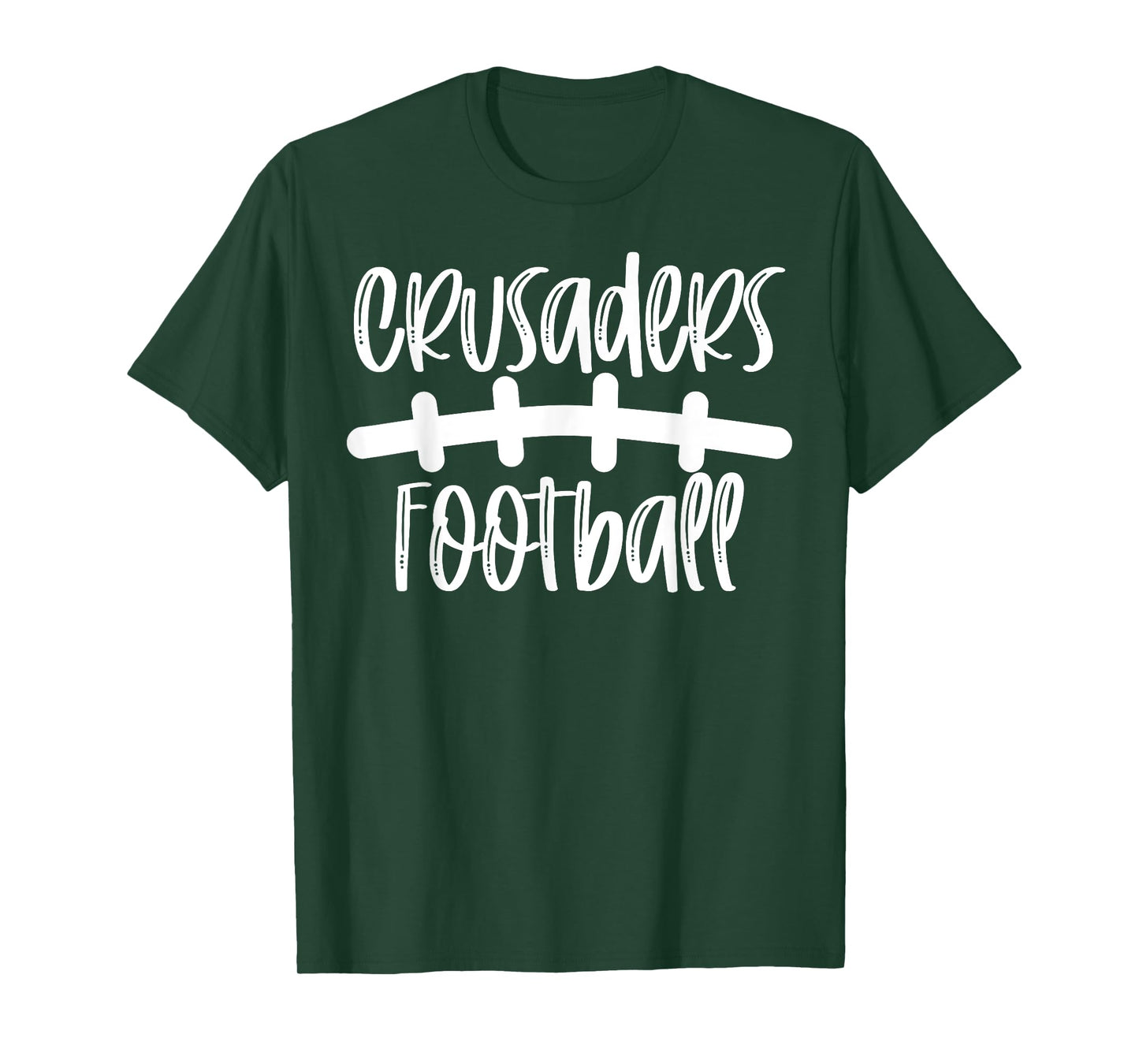 Crusaders Football School Spirit Team Mascot Game Night T-Shirt