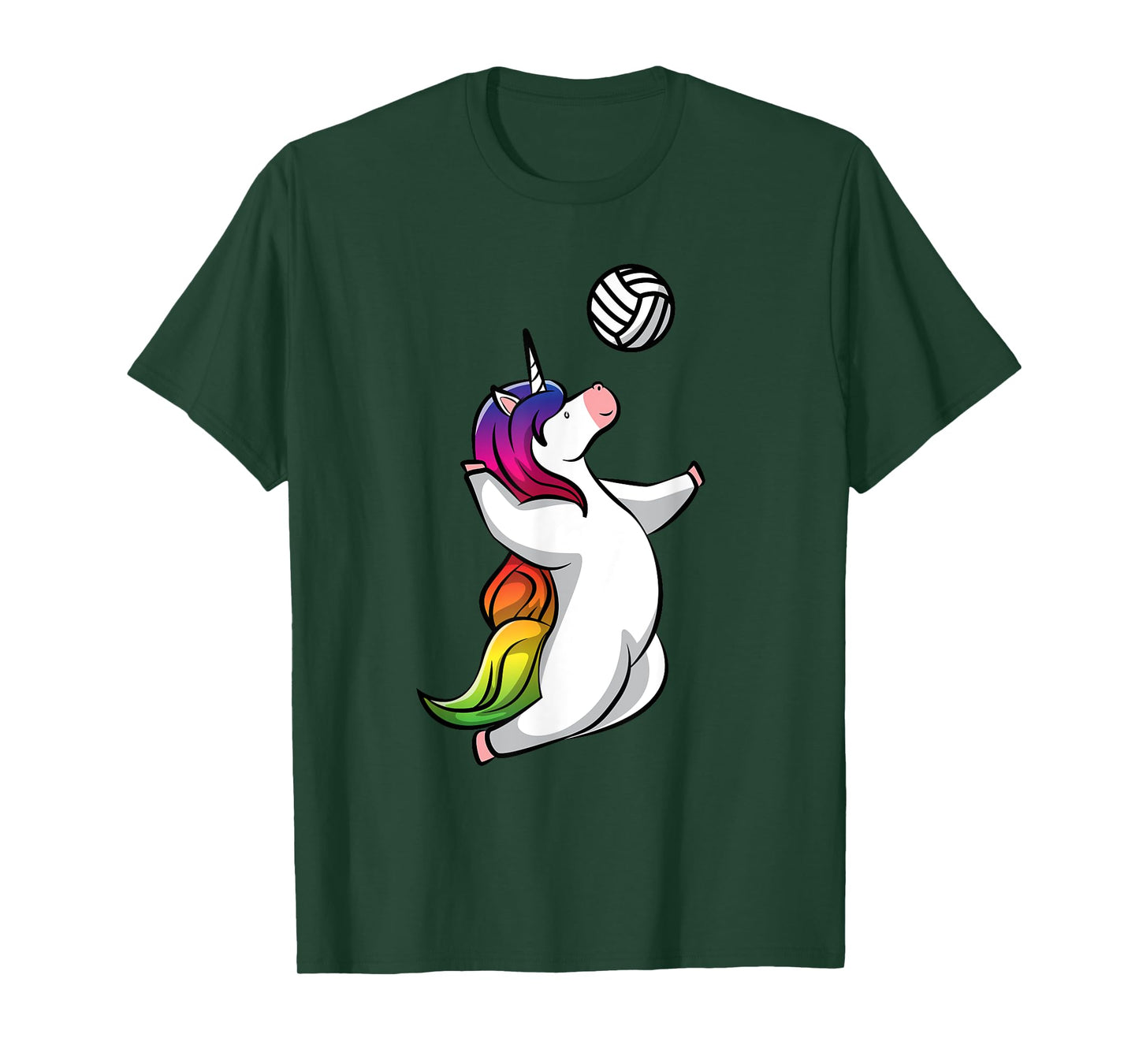Unicorn Volleyball Shirt Funny and Cute Sport Volleycorn Tee T-Shirt