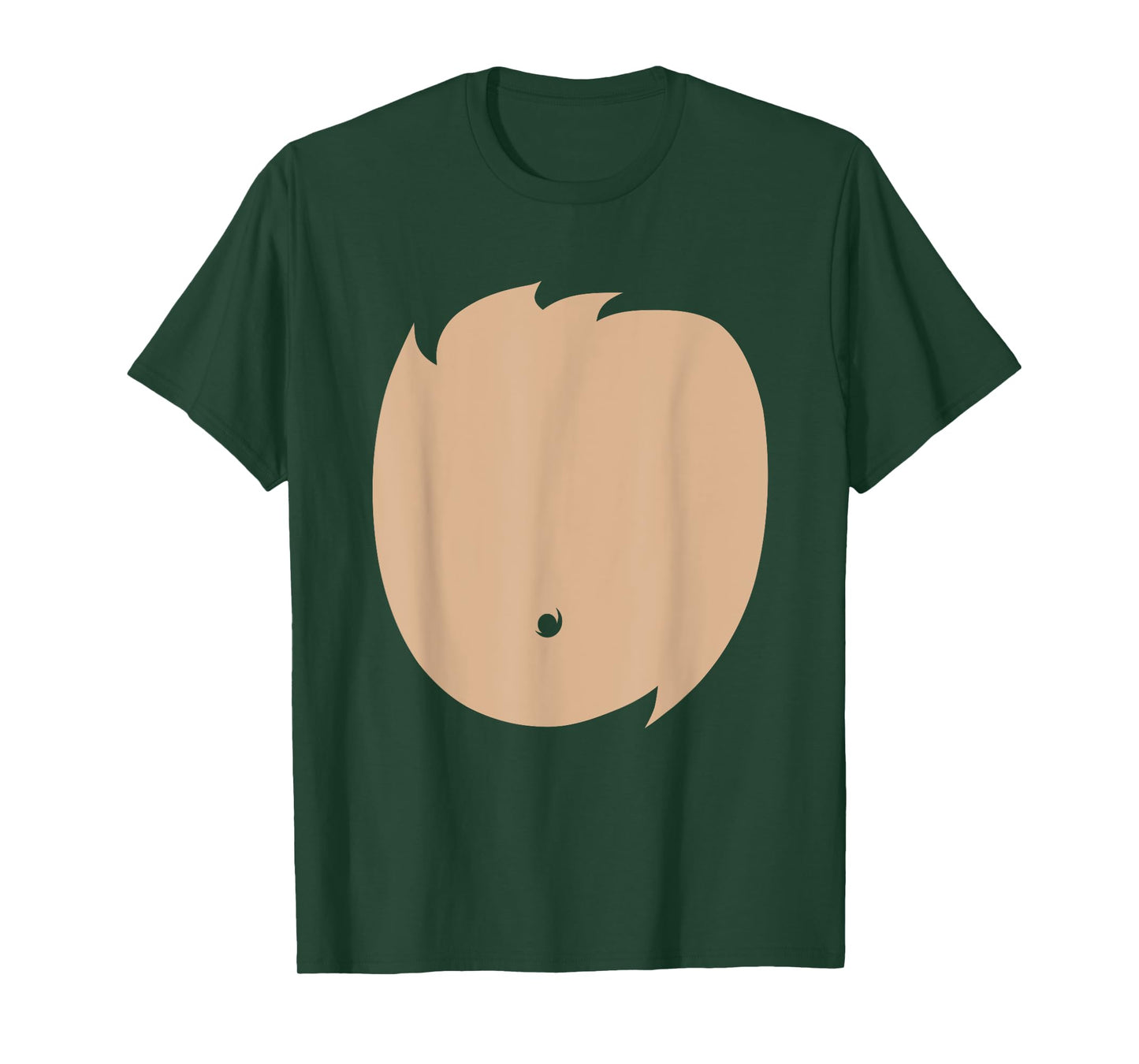 Funny Monkey Chest Easy Halloween Costume T-Shirt