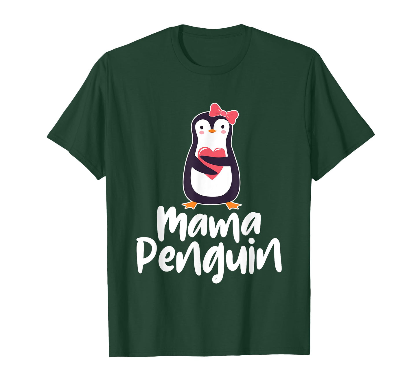 Mama Penguin - Penguin Lover Bird Watcher Aquatic Bird T-Shirt
