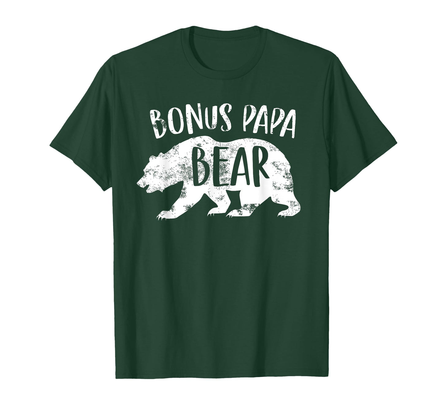 Bonus Papa Bear Best Stepfather Ever Step Son Stepdad Themed T-Shirt