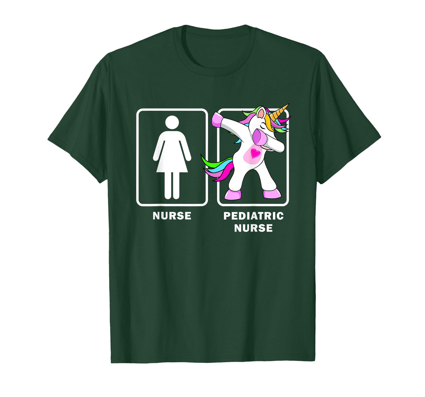 Pediatric Nurse Funny Dabbing Unicorn Medical Shirt T-Shirt