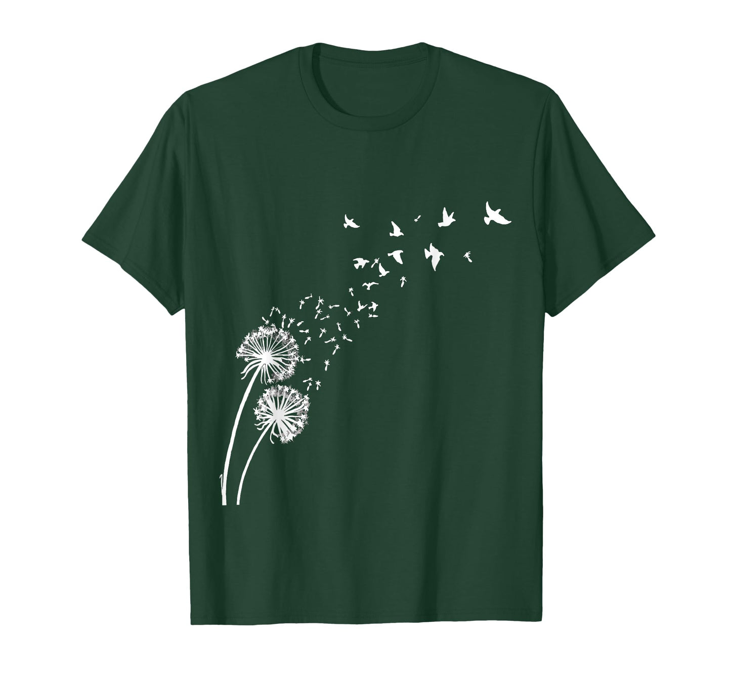 Dandelion Birds Tee Shirt Dandelion Shirt Funny Fly T-Shirt T-Shirt